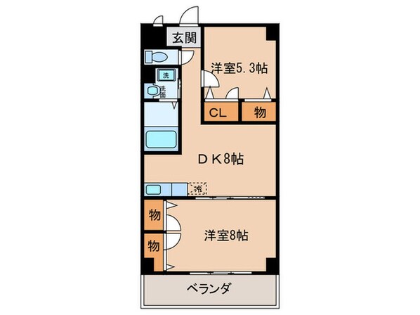 フォレスト荒子公園の物件間取画像